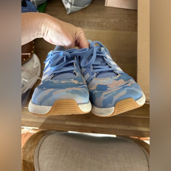 Adidas Kids Sneakers in Blue and Tan Camo - Picture 7 of 7